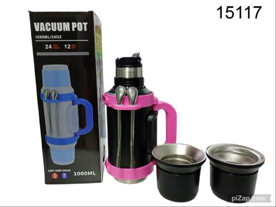 Imagen de TERMO CON BOMBILLA Y DOS MATES 3.26